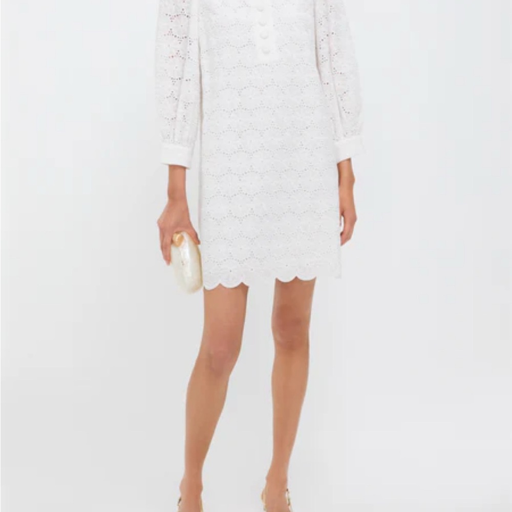 Tuckernuck Pomander Place Samantha Elegant White Eyelet Dress NWT size 18/XXXL